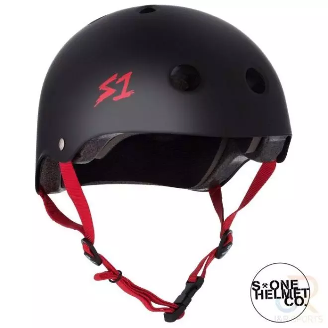 S-One Lifer Hjelm Matt Black Red