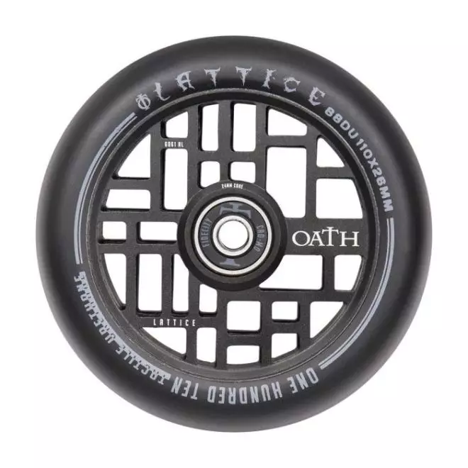 Oath Lattice 110 Hjul Satin Black