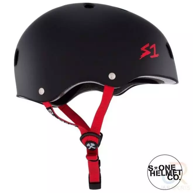 S-One Lifer Hjelm Matt Black Red