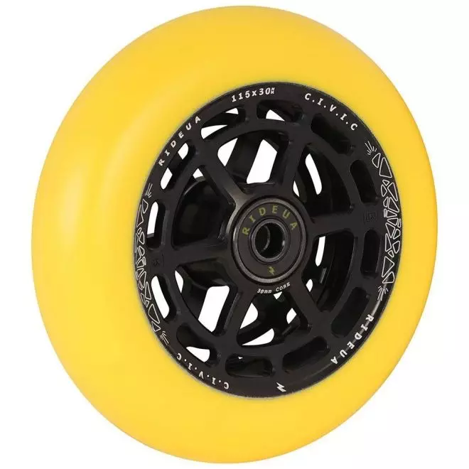 UrbanArtt Civic 115 x 30 x 30 Hjul Yellow Black