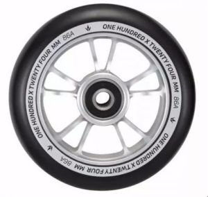 Blunt 10 Spokes 100 Wheel Silver Black