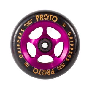 PROTO Gripper 110 Wheel Black on Purple