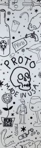 PROTO Skeleton 7" HD Griptape Black