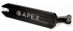 Apex 20.1 x 5 Løbehjul Deck Black