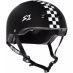 S-One Lifer Hjelm Black with Checkers