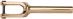 Striker Lux IHC Forgaffel Gold Chrome