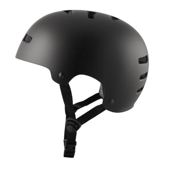 TSG Evolution Solid Hjelm Satin Dark Black