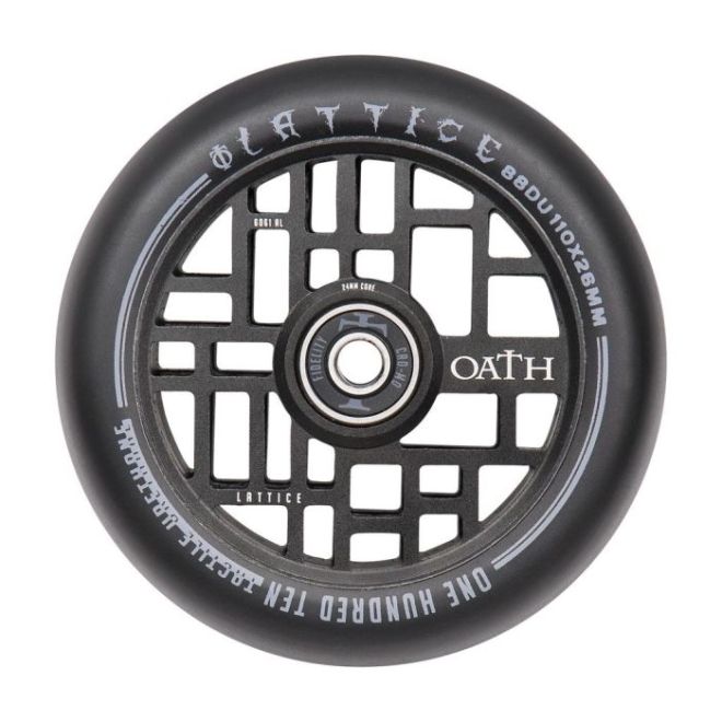 Oath Lattice 110 Hjul Satin Black