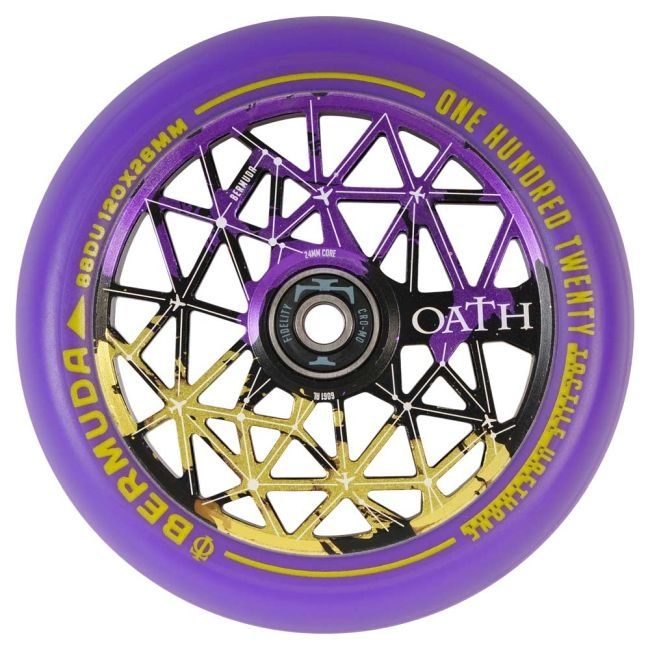 Oath Bermuda 120 Hjul Black Purple Yellow