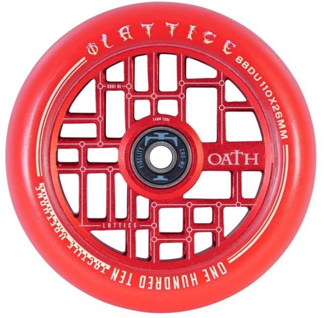 Oath Lattice 110 Hjul Red