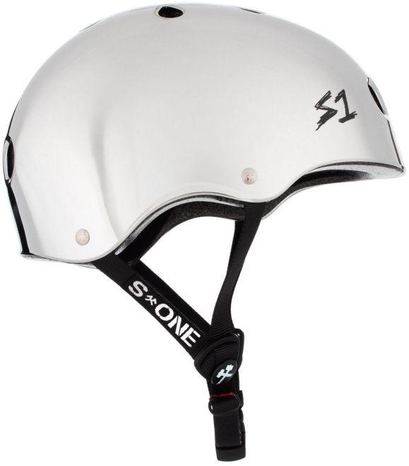 S-One Lifer Hjelm Silver Mirror Gloss