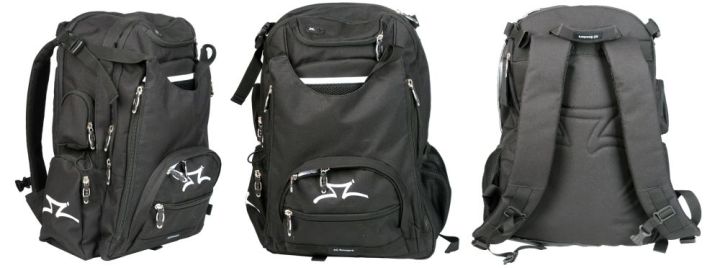 AO Transit Backpack Black White