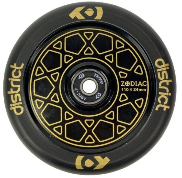 District Zodiac 110 Hjul Black Gold