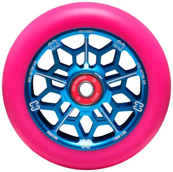 CORE Hex Hollow 110 Hjul Pink Blue