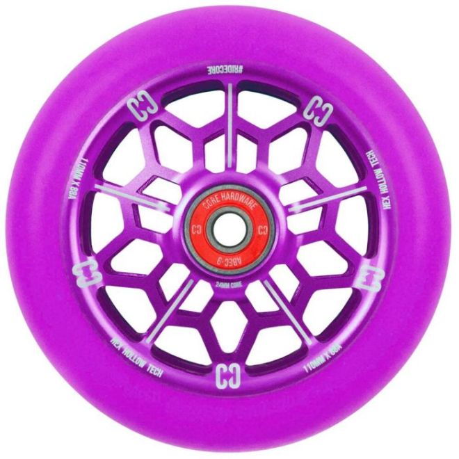 CORE Hex Hollow 110 Hjul Purple