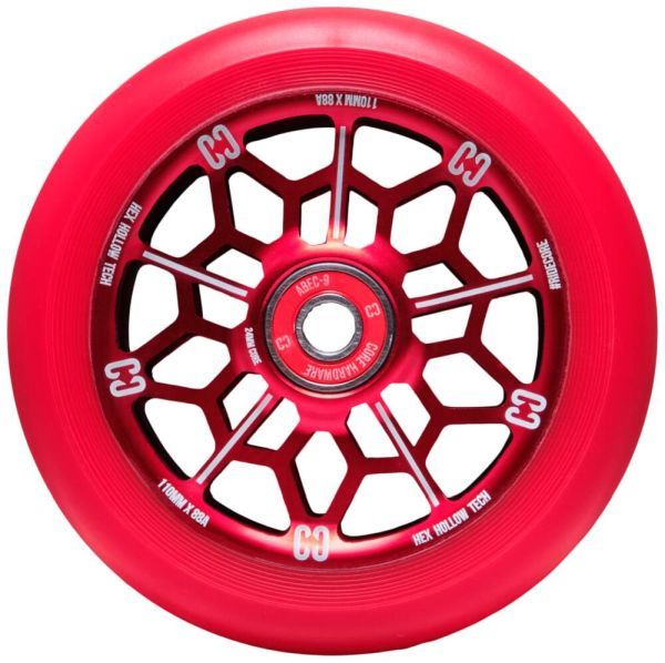 CORE Hex Hollow 110 Hjul Red