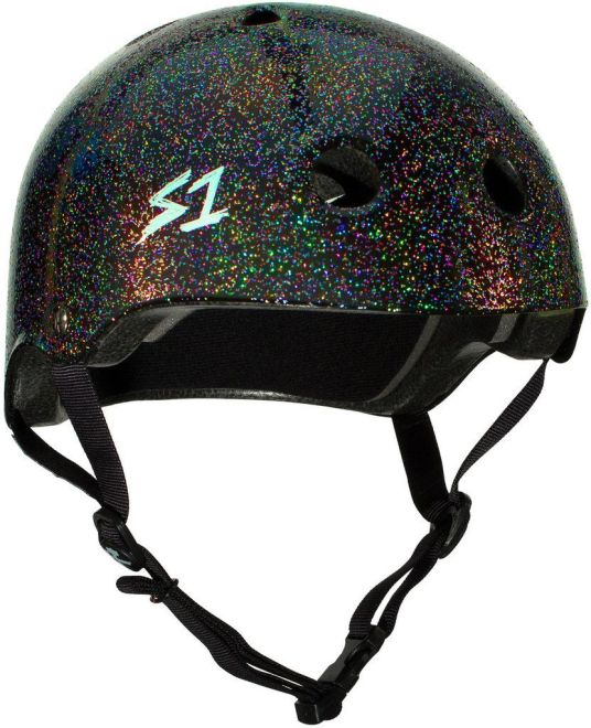 S-One Lifer Hjelm Black Gloss Glitter