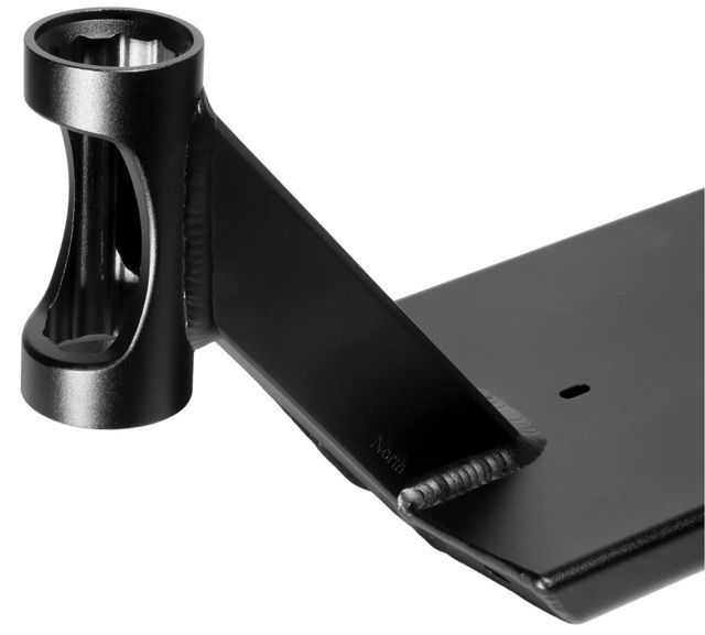 North Unity 6.5 x 22.5 Løbehjul Deck Matte Black
