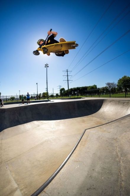 Nitro Circus RW JUNIOR REPLICA Trick Løbehjul Gold Black