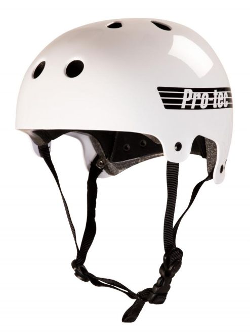 Pro-Tec Old School Hjelm Gloss White