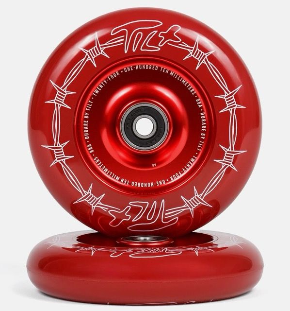 Tilt Durare Barbed 110 Hjul Crimson